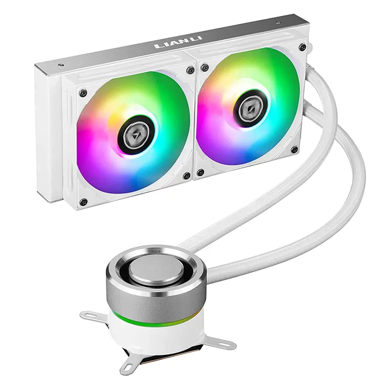 Lian Li Galahad 240 AIO Liquid Cooler (White) - Image 1