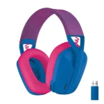 Logitech G435 Light Speed Wireless Gaming Headset (Blue And Raspberry)