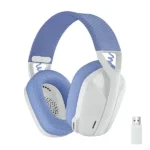 Logitech G435 Light Speed Wireless Gaming Headset (Off White And Lilac)