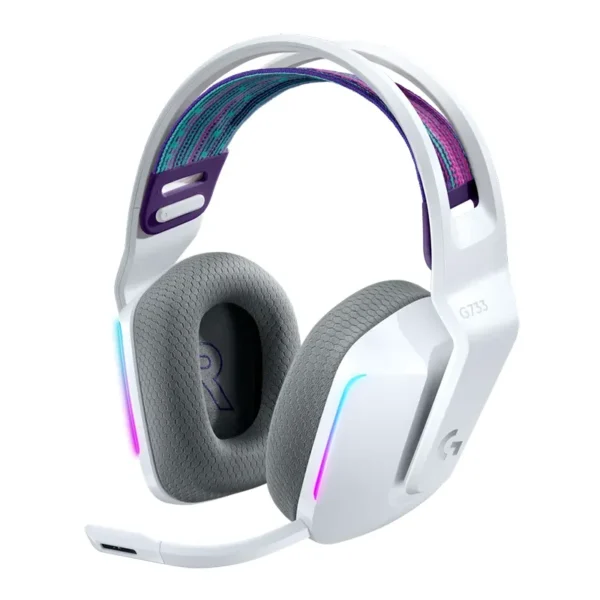 Logitech G733 Lightspeed Wireless RGB Gaming Headset (White)