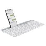 Logitech K580 Slim Multi-Device Wireless Keyboard (Off-White) - Image 4