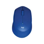 Logitech M331 Silent Plus Wireless Mouse (Blue)