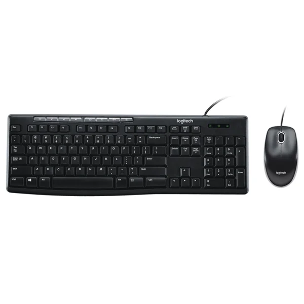 Logitech MK200 Wired USB Keyboard and Mouse Combo