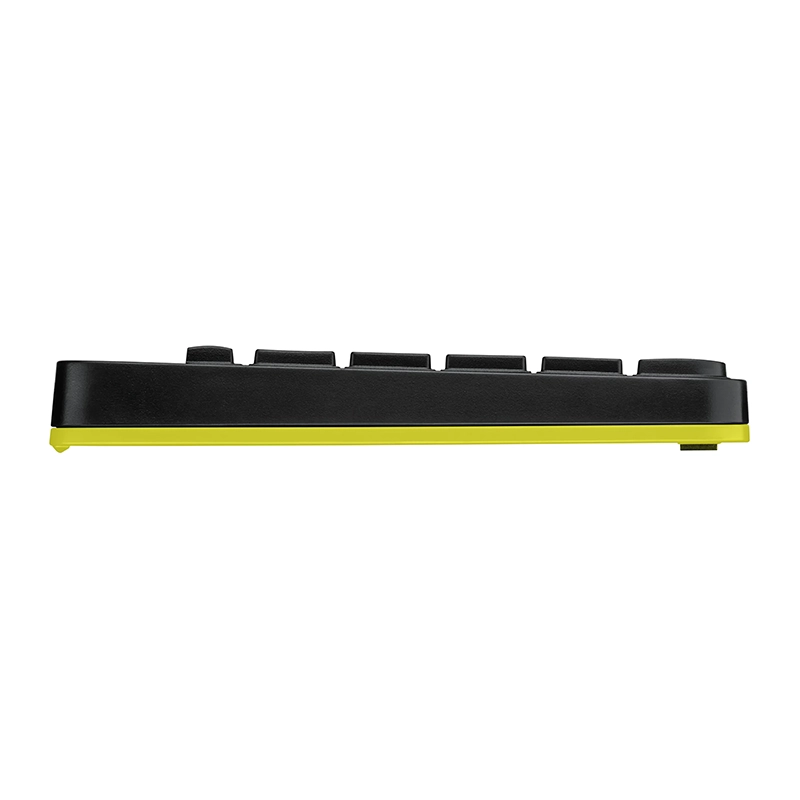 Logitech MK240 Nano Wireless Keyboard and Mouse Combo (Black and Yellow) - Image 4