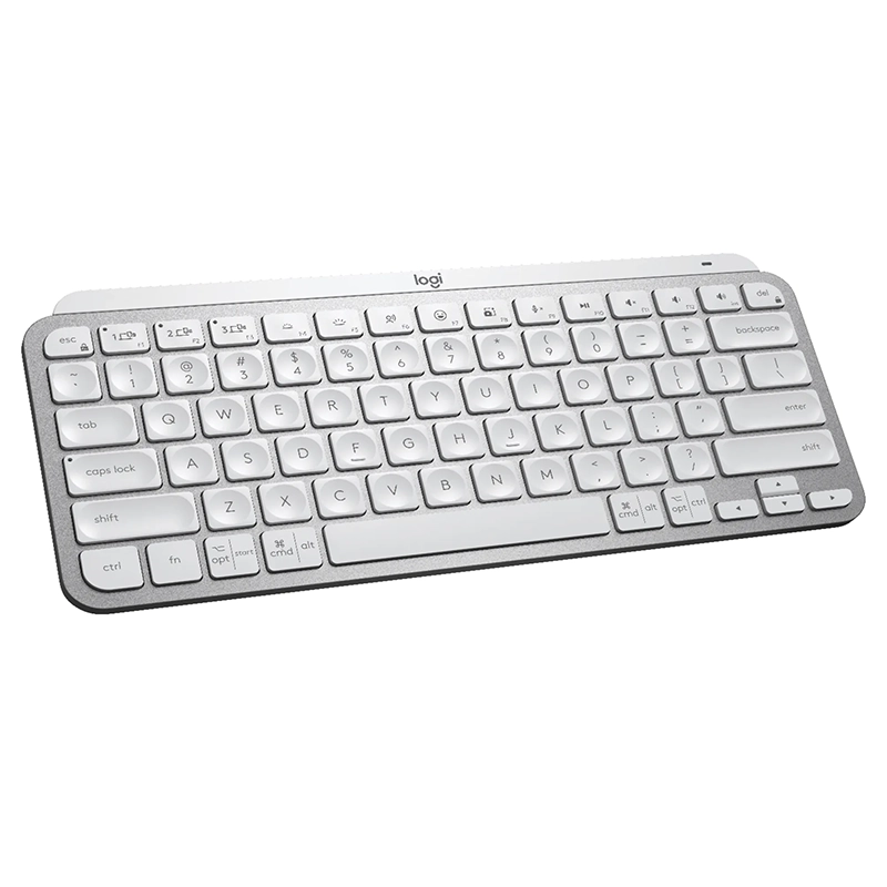Logitech MX Keys Mini Wireless Illuminated Keyboard (Pale Grey) - Image 2