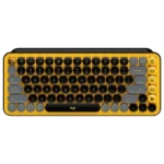 Logitech POP Keys Wireless Mechanical Keyboard with Customizable Emoji (Blast)