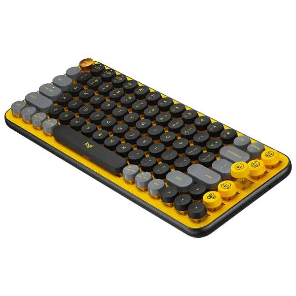 Logitech POP Keys Wireless Mechanical Keyboard with Customizable Emoji (Blast) - Image 3