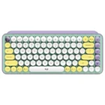 Logitech POP Keys Wireless Mechanical Keyboard with Customizable Emoji (Daydream)