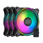 Cooler Master MasterFan MF120 Halo 3in1 ARGB Case Fan Kit (Black)