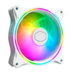 Cooler Master MasterFan MF120 Halo ARGB Case Fan (White)