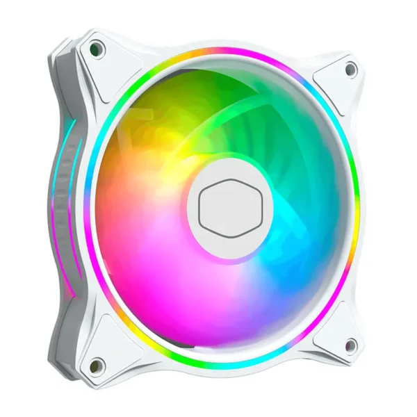 Cooler Master MasterFan MF120 Halo ARGB Case Fan (White)