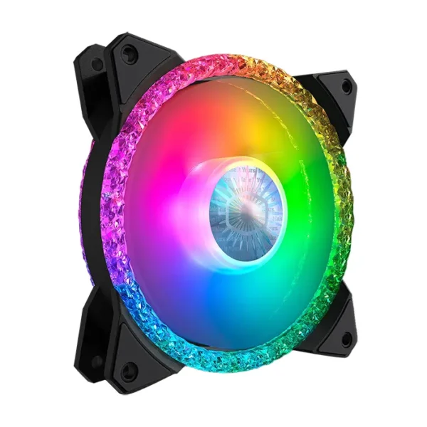 Cooler Master MasterFan MF120 Prismatic ARGB Case Fan (Black)