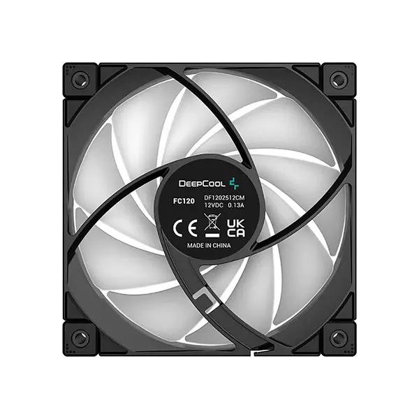 Deepcool FC120 - 120mm 3-in-1 ARGB Case Fan Kit (Black) - Image 4