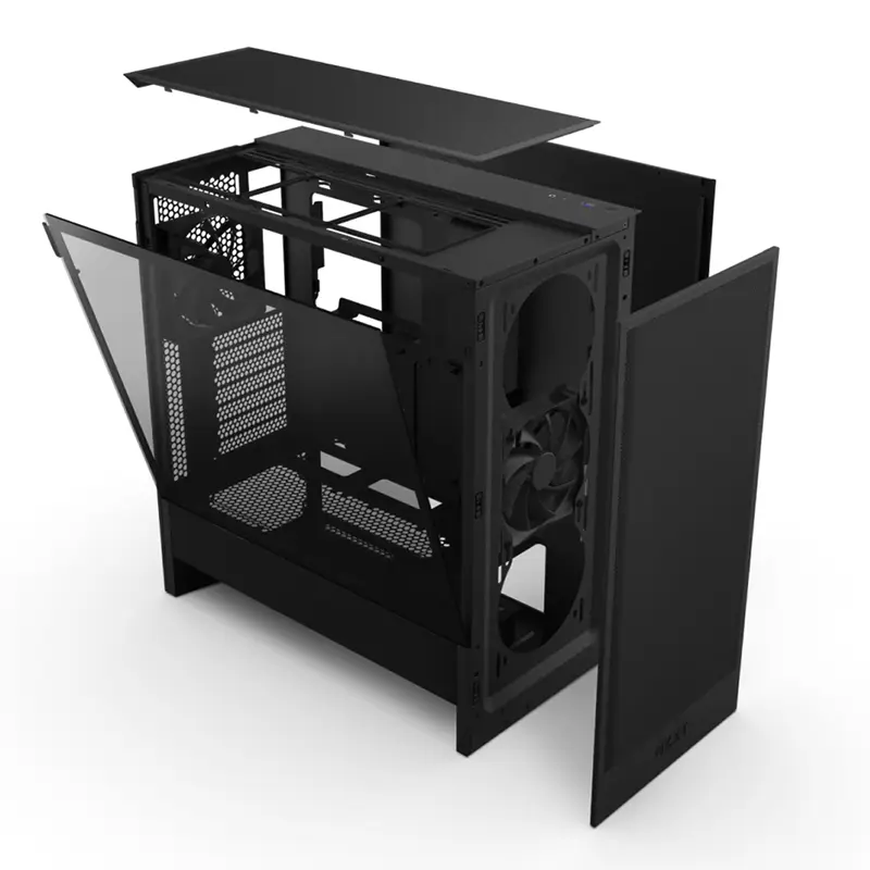 NZXT H510 Flow Mid Tower Case (Matte Black) - Image 6