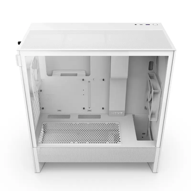 NZXT H510 Flow Mid Tower Case (Matte White) - Image 3