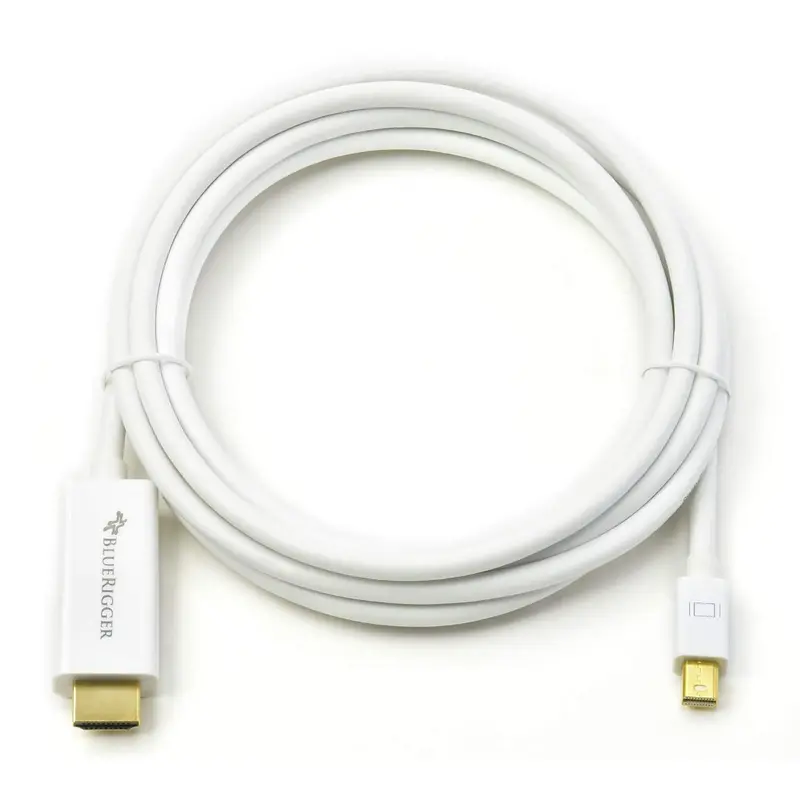 BlueRigger 4K Mini DisplayPort (DP) To HDMI 2.0 Cable (6 Feet) - Image 2