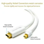 BlueRigger 4K Mini DisplayPort (DP) To HDMI 2.0 Cable (6 Feet) - Image 5