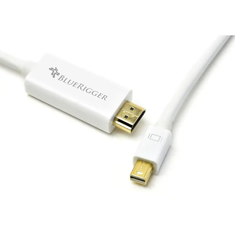 BlueRigger 4K Mini DisplayPort (DP) To HDMI 2.0 Cable (6 Feet) - Image 4