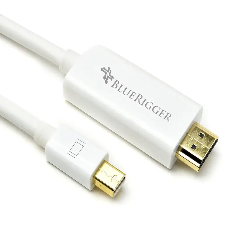 BlueRigger 4K Mini DisplayPort (DP) To HDMI 2.0 Cable (6 Feet) - Image 3