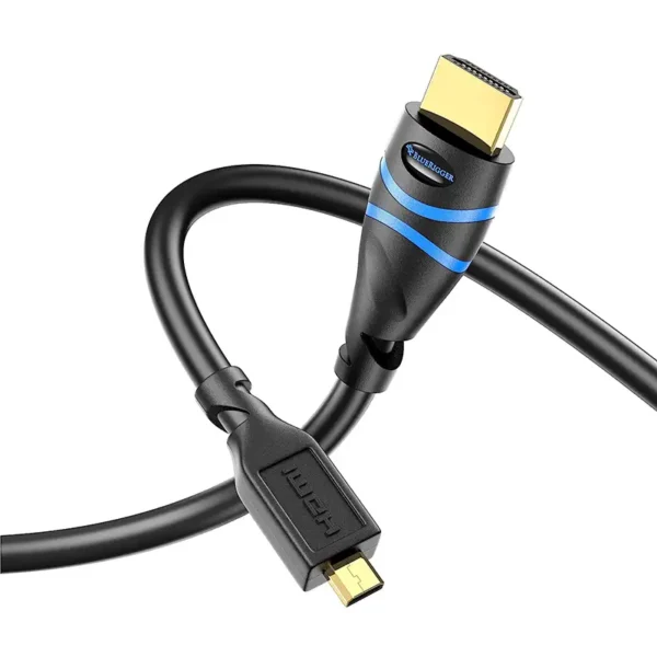 BlueRigger High Speed 4K Micro HDMI to HDMI Cable (6 Feet)