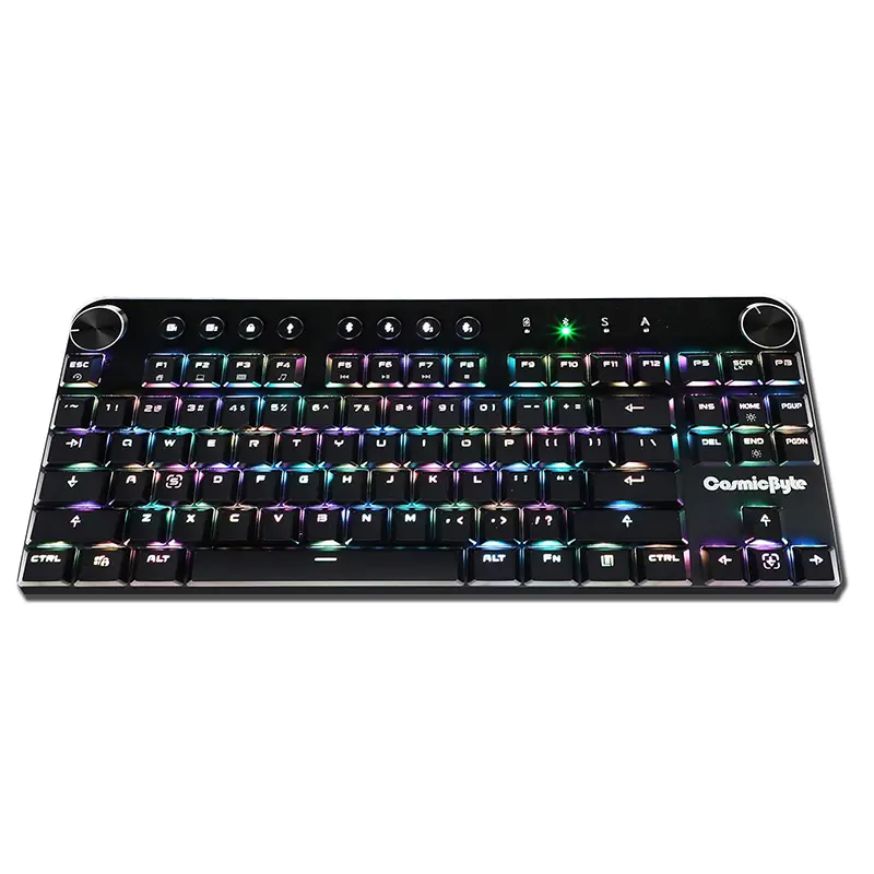 Cosmic Byte CB-GK-14 Sirius Wireless RGB Mechanical Keyboard (Blue Switch) - Image 4