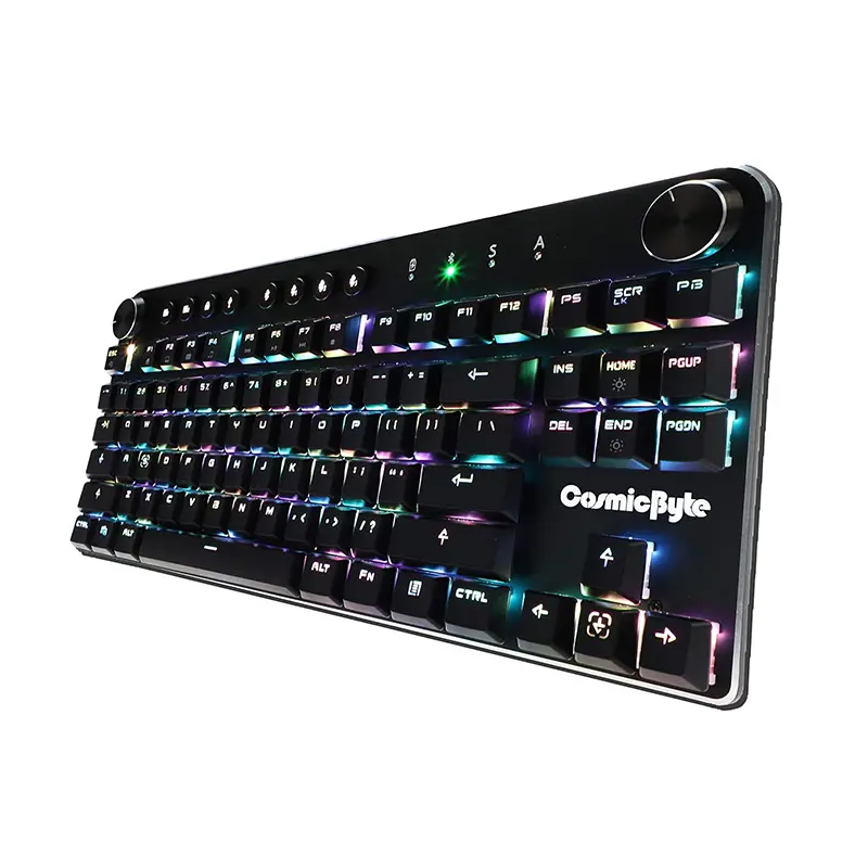 Cosmic Byte CB-GK-14 Sirius Wireless RGB Mechanical Keyboard (Blue Switch) - Image 5