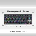 Cosmic Byte CB-GK-16 Firefly TKL RGB Mechanical Keyboard (Blue Switch) - Image 4