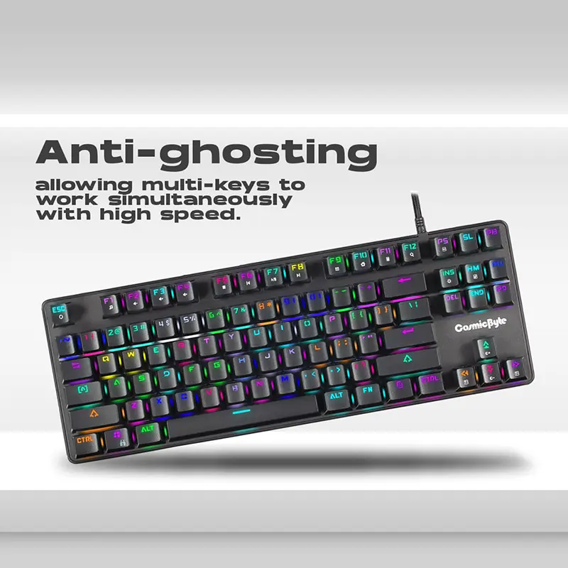 Cosmic Byte CB-GK-16 Firefly TKL RGB Mechanical Keyboard (Blue Switch) - Image 5