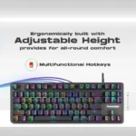 Cosmic Byte CB-GK-16 Firefly TKL RGB Mechanical Keyboard (Blue Switch) - Image 7