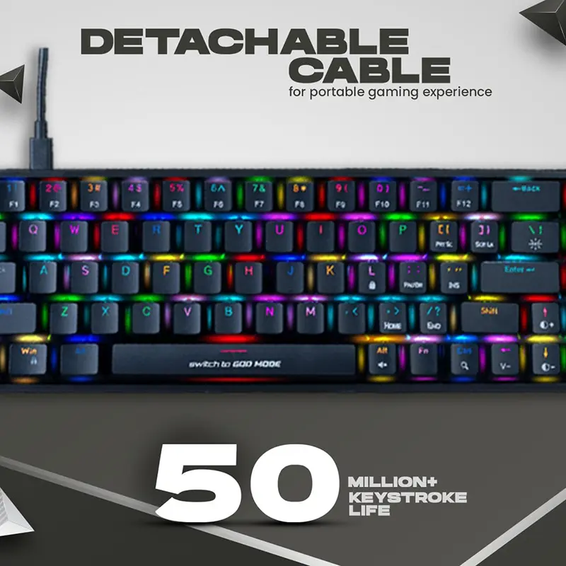 Cosmic Byte CB-GK-31 Artemis RGB Mechanical Gaming Keyboard (Red Switch) - Image 6