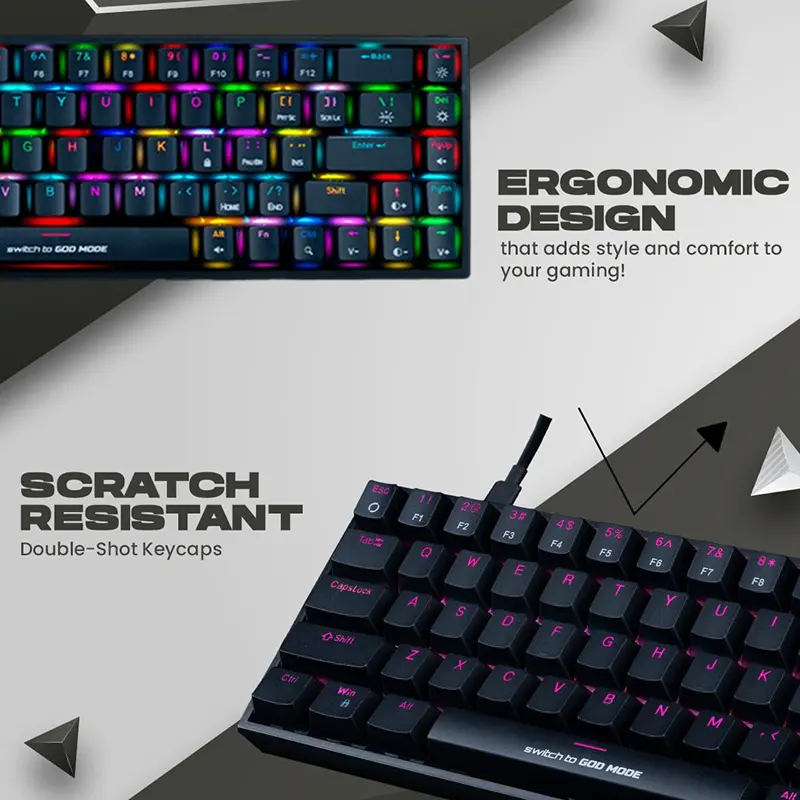 Cosmic Byte CB-GK-31 Artemis RGB Mechanical Gaming Keyboard (Red Switch) - Image 2