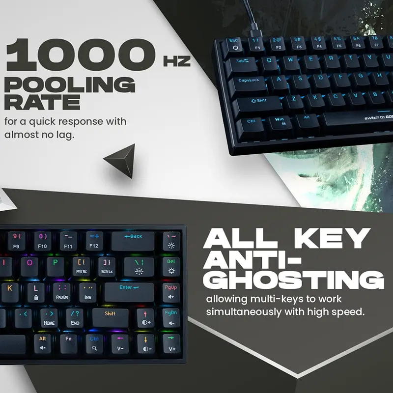 Cosmic Byte CB-GK-31 Artemis RGB Mechanical Gaming Keyboard (Red Switch) - Image 3