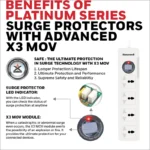 Honeywell Platinum 4 Socket Surge Protector - Image 3