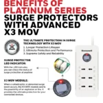 Honeywell Platinum 6 Socket Surge Protector - Image 6