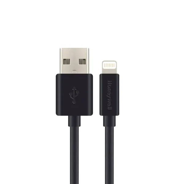 Honeywell USB to Lightning Charge and Sync Cable (Non-Braided, Black)