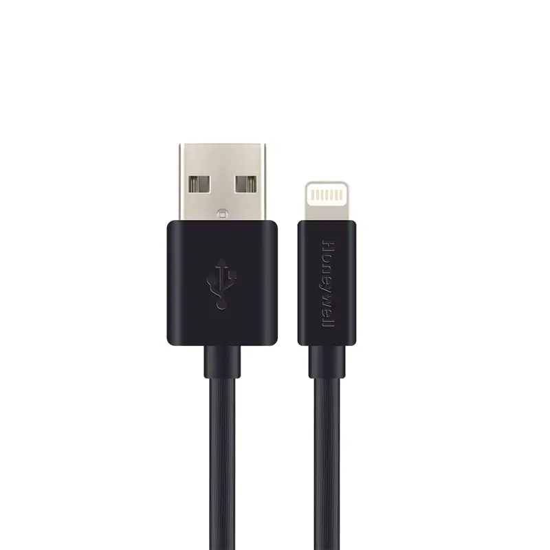 kc_computers_honeywell_usb_to_lightning_charge_and_sync_cable_non_braided_black_1 Honeywell USB to Lightning Charge and Sync Cable (Non-Braided, Black) - Image 1