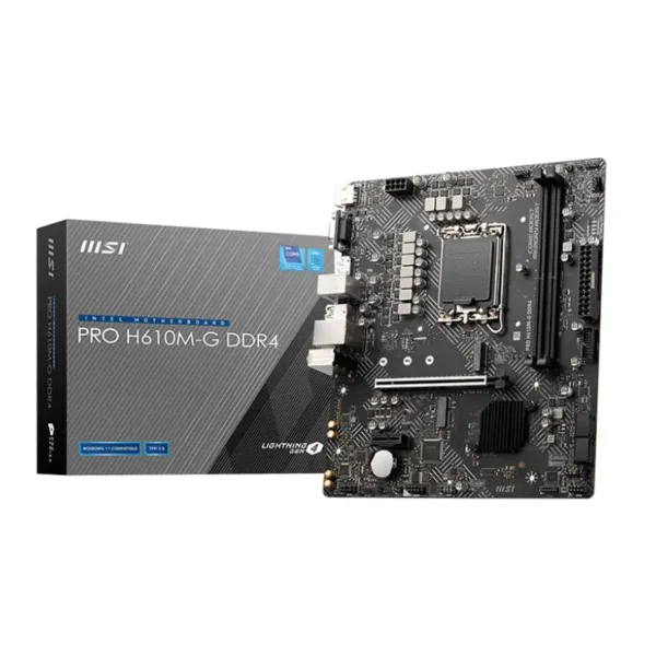 MSI PRO H610M-G DDR4 Motherboard