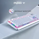 Rapoo GK500 White Mechanical Gaming Keyboard (Blue Switch) - Image 2