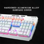 Rapoo GK500 White Mechanical Gaming Keyboard (Blue Switch) - Image 3