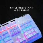 Rapoo GK500 White Mechanical Gaming Keyboard (Blue Switch) - Image 7