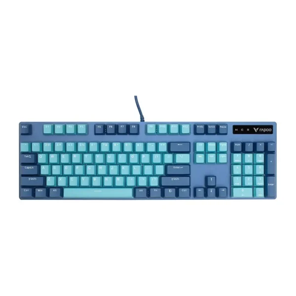 Rapoo V500 Pro Mechanical Gaming Keyboard (Cyan Blue)