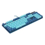 Rapoo V500 Pro Mechanical Gaming Keyboard (Cyan Blue) - Image 4