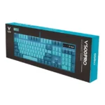 Rapoo V500 Pro Mechanical Gaming Keyboard (Cyan Blue) - Image 5