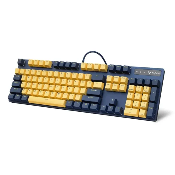 Rapoo V500 Pro Mechanical Gaming Keyboard (Yellow-Blue)