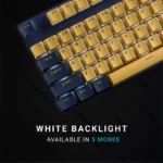 Rapoo V500 Pro Mechanical Gaming Keyboard (Yellow-Blue) - Image 3