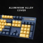 Rapoo V500 Pro Mechanical Gaming Keyboard (Yellow-Blue) - Image 4