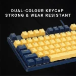Rapoo V500 Pro Mechanical Gaming Keyboard (Yellow-Blue) - Image 5