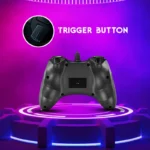 Rapoo V600 Vibration Wired Gamepad (Black) - Image 5