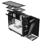 Fractal Design Define 7 TG Clear Mid Tower Case (Black/White) - Image 4