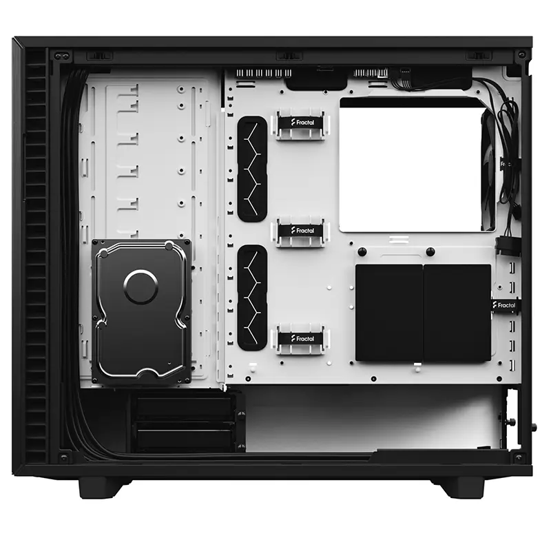 Fractal Design Define 7 TG Clear Mid Tower Case (Black/White) - Image 5
